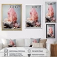thumbnail image 4 of Designart "Subtle Pink Stone Art" Spiritual Stone Floater Framed Canvas Wall Art, 4 of 5