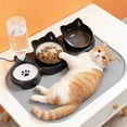 thumbnail image 6 of LEFXSMR Cat Water Fountain, Gravity Pet Dog Bowls for Drinking & Feeding, Automatic Cat Feeder for Pets Home Use, Black, 6 of 6