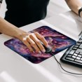 thumbnail image 7 of PhooArto Comfortable Mouse Pad Cat Ice Cream Purple Galaxy Desktop Mousepad , 21 x 25 cm Mouse Mat, Non-Slip Rubber Base, Improves Speed and Precision, 7 of 7