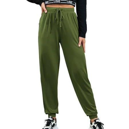 

Doublju Women s Basic Comfy Drawstring Jogger Style Yoga Pajama Pants With Pocket