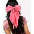 thumbnail image 2 of 3Pcs Hair Bows for Women Natural White Hair Bow Big Hair Bows Clips for Girls Silky Satin Large Hair Ribbons Oversized Long Tail Hair Bows Hair Barrettes Hair Accessories Christmas Gifts, 2 of 7
