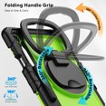 thumbnail image 6 of ELEHOLD Rugged Case for Samsung Galaxy Tab S11 2025,11-inch, Three-Layer Protection with Screen Protector Portable Folding Handle Grip 360° Rotating Kickstand Bracket Shockproof Cover,B, 6 of 8