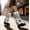 E, variant on Faux Fur Warm Leg Warmers Furry Knitted Long Footless Socks Fluffy Boot Cuff Winter Fuzzy High Leg Sleeves for Women