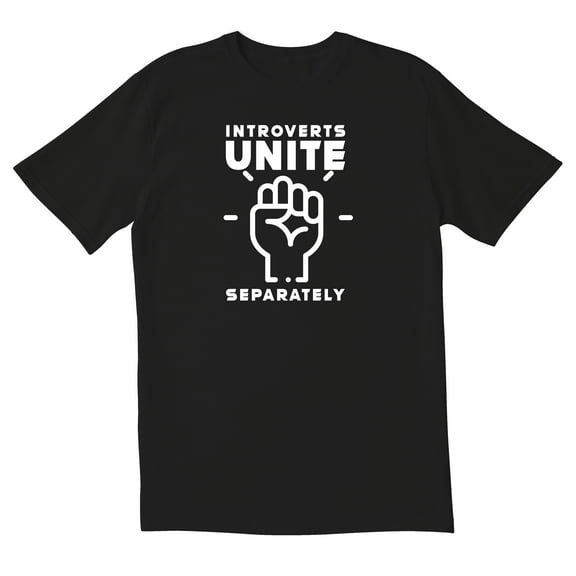TotallyTorn Introvertrs Unite Novelty Sarcastic Funny Men's T Shirts