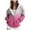 Pink, variant on COMVALUE Women's Hooded Sweatshirt Sports Jacket Color Change Sports Jacket (Blue,M)