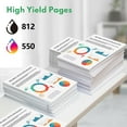 thumbnail image 3 of 61 XL 61XL Black Tri-Color Ink High Yield (2 pack) Replacement for HP Ink Cartridge Combo pack 1010 1050 1510 2050 Printer, 3 of 7