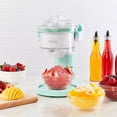 thumbnail image 2 of Electric Shaved Ice Maker Machine - Light Green, 85W for Frozen Slushies, Snow Cones, and Cocktails, 2 of 5