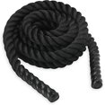 thumbnail image 1 of SPRI Battle Rope - Weighted Rope for Strength Training,Durable Conditioning Rope - 18ft Long with 1.5" Thickness,Black, 1 of 10