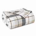 thumbnail image 6 of Mainstays Super Soft Plush Blanket, Neutral Plaid, Twin, Adult/Teen, 6 of 10