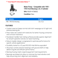 thumbnail image 2 of Water Pump - Compatible with 1983 - 1993 Ford Mustang 2.3L 4-Cylinder 1984 1985 1986 1987 1988 1989 1990 1991 1992, 2 of 2