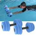 thumbnail image 2 of KMSS 2Pcs Aquatic Dumbbells Water Exercise Foam Dumbbells Pool Weight Workout Equipment Fitness Aqua Dumbbell Water Aerobics Gear, 2 of 7