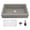 Concrete, variant on Karran Usa QAR-740-CN-PK1 Quartz Qar 34" Farmhouse Single Basin Quartz Composite Kitchen