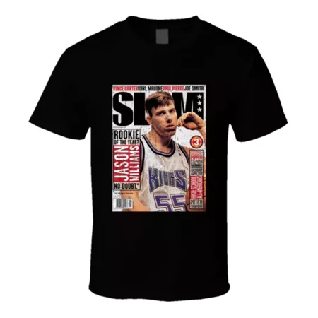 Slam Magazine Issue 35 Jason Williams Popular Basketball Magazine Grunge Look T