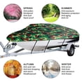 thumbnail image 4 of MesaSe Boat Cover All-weather Protection Full Covers with Adjustable Strip and Buckle Camouflage Style Yacht Outdoor Protection Cover Sunscreen Protection Dustproof&Waterproof Scratch-Res, 4 of 7
