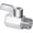 Silver, variant on Shower Shut Valve, 304 Stainless Steel Mini Ball Valve NPT Thread(1/2Inch Male x 1/2Inch Female),1 Pack