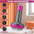thumbnail image 3 of Flaremore Electric Meridian Brush,Massage Meridian Brush with Red Light,Heating Scraping Device,6 Gears Microcurrent Vibration and Hot Compress,Purple, 3 of 10