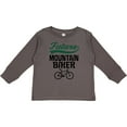 thumbnail image 3 of Inktastic Biking Future Mountain Biker Boys or Girls Long Sleeve Toddler T-Shirt, 3 of 5