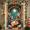 1A, variant on Decorative Design Nativity Scene Banner Nativity Display Religious Christmas Backdrop Polyester Material for Holiday Celebration Indoor Decoration Religious Events
