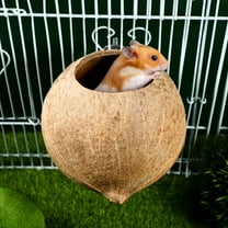 FRCOLOR Natural Feel Coconut Shell Nest Comfortable Place for Small Birds to Rest