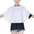 thumbnail image 2 of Zcyifa hairdressing cape Waterproof Hair Salon Barber Cape Hair Cutting Shawl Adjustable Hairdressing Shoulder Cape (White), 2 of 11