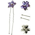 thumbnail image 5 of 4 Uds. Horquillas para el pelo de boda, piezas para el pelo con diamantes de imitación, pinzas para el pelo de novia en forma de U, decoraciones para el cabello, 5 of 5