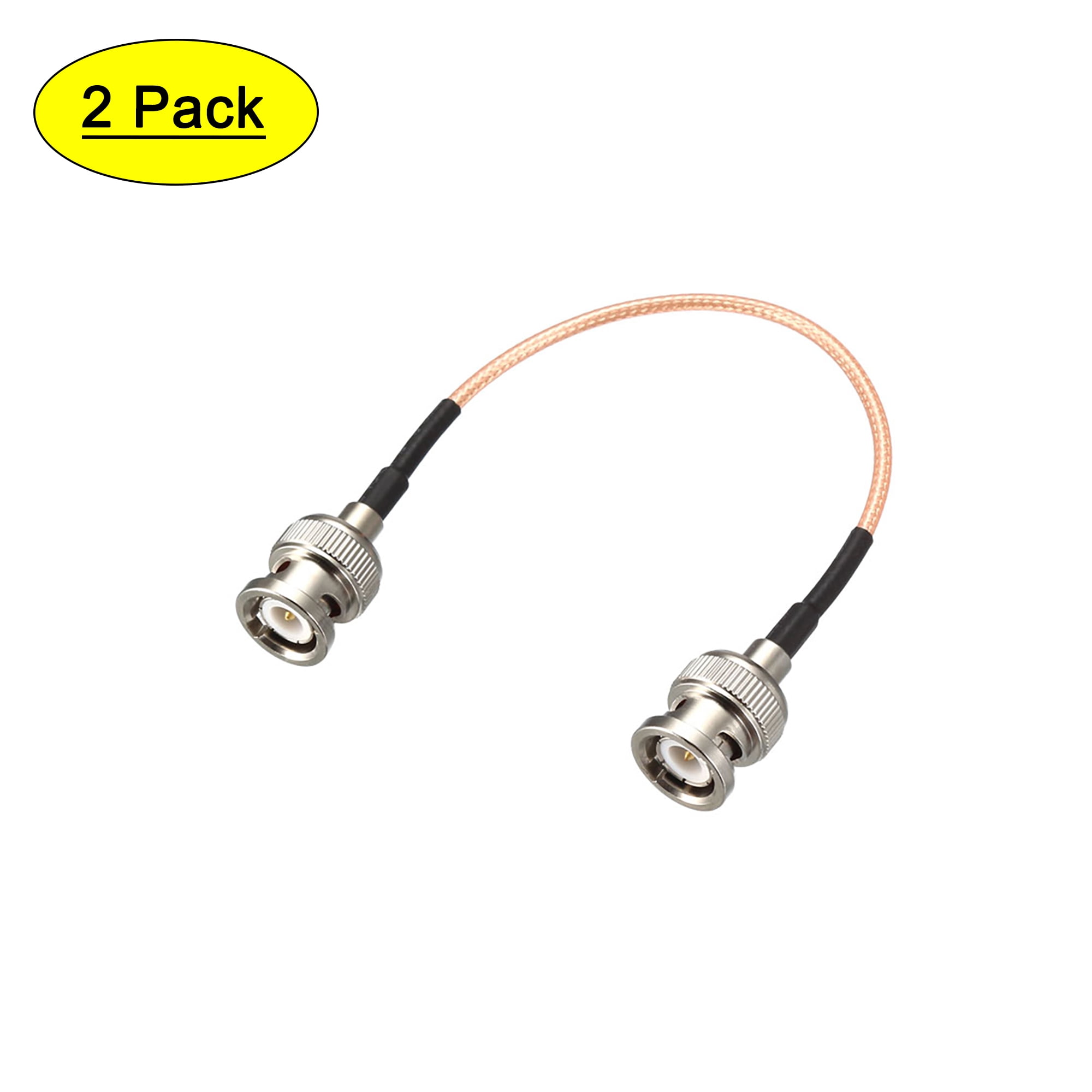 Uxcell BNC Male to BNC Male Coax Cable RG316 RF Coaxial Cable 50 ohm 0.