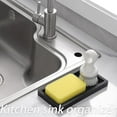 thumbnail image 5 of Countertop and Vanity Tray 8X4Inch Silicone Soap Dispenser Tray, Sink Tray for Soap C2180, 5 of 7