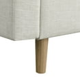 thumbnail image 7 of Studio Living Stockholm Modern Accent Chair, Cream Woven Fabric, 7 of 7