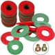 thumbnail image 2 of Protector De Terminal De Batería De Fibra, Arandelas Anticorrosión Para Terminal De Batería, 12 Uds. Inevent VI003968-00, 2 of 5