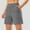 Gray, variant on Pitauce Women's Lightweight Gym Workout Shorts High Waisted Tummy Control Stretch Shorts Summer Casual Breathable Shorts with Pockets