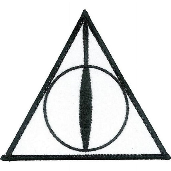 Harry Potter Deathly Hollows Full Color Iron-On Patch