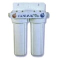 thumbnail image 2 of FlowPur Watts Fresh Water Filter POE12DSA1KDF Fits Outside Of RV/Boat To Water Supply Hose; Dual Filter; With 5 KDF Filter Cartridge/7 Sediment Filter Cartridge; Reduces Most Contaminants; Single, 2 of 2