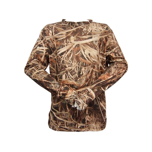 Nica Wildfowler Long Sleeve Poly Quick Dry T Shirt Wildgrass, Large