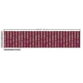 thumbnail image 2 of Ambesonne Abstract Fabric by the Yard Upholstery, Vertical Order Motifs Art, 2 Yards, Plum and Burnt Sienna, 2 of 4