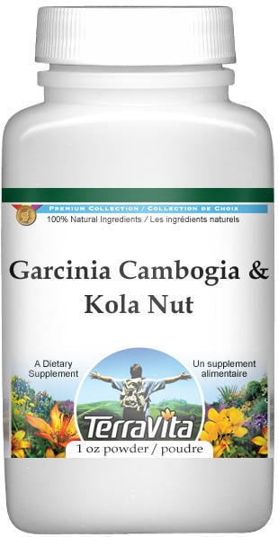 TerraVita Garcinia Cambogia and Kola Nut Combination Powder, (1 oz, 1-Pack, Zin: 516379)