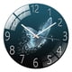 thumbnail image 2 of Reloj de pared silencioso de cuarzo de cristal con péndulo para sala de estar, habitación infantil, dormitorio infantil Mariposa, 2 of 8