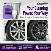 Nanoskin SPEEDY BRITE Professional Wheel & Tire Acid Cleaner 1 Gallon - Car Wash Wheel Cleaning Spray For Car Detailing | Works with Wheel Brush & Tire Brush | Melt Away Rust, Brake Dust, Road Grim