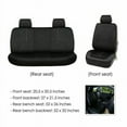 9pcs PU Leather Car Seat Covers Set for Toyota, Nissan, Chevy, Prius