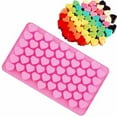 thumbnail image 4 of xiaxaixu Kitchen DIY Heart Shape Silicone Muffin Baking Mold 55 Compartments, 4 of 7