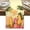 Yellow, variant on Summer Beach Sunset Table Runner Tropical Palm Coastal Surfboard Flowers Tablerunners 13 x 36 Inch, Table Decorations Tabletop Scarf for Summer Gathering Holiday Farmhouse Kitchen Dining Decor