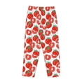 thumbnail image 5 of Goofa Hand Drawn Tomatoes Printed Soft Pajama Pants for Women, Wide Leg Comfy Casual Lounge Yoga Pants-X-Large, 5 of 9