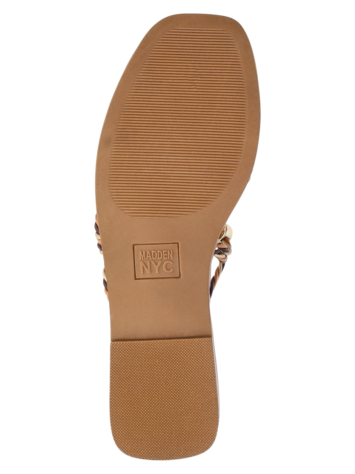 Madden NYC Women's Strappy Studded Slide Sandals