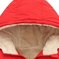 thumbnail image 3 of Aoochasliy Coats for Girls Boys Casual Toddler Baby Fall Winter Fleece Padded Jacket Hooded Zip Jacket Coat, 3 of 5