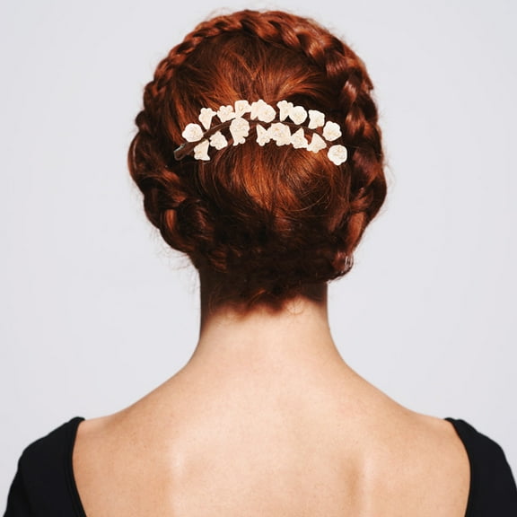 TEHAUX 1Set Lily Flower Hair Clip Decorative Embellishment for Girls Weddings Vintage Inspired