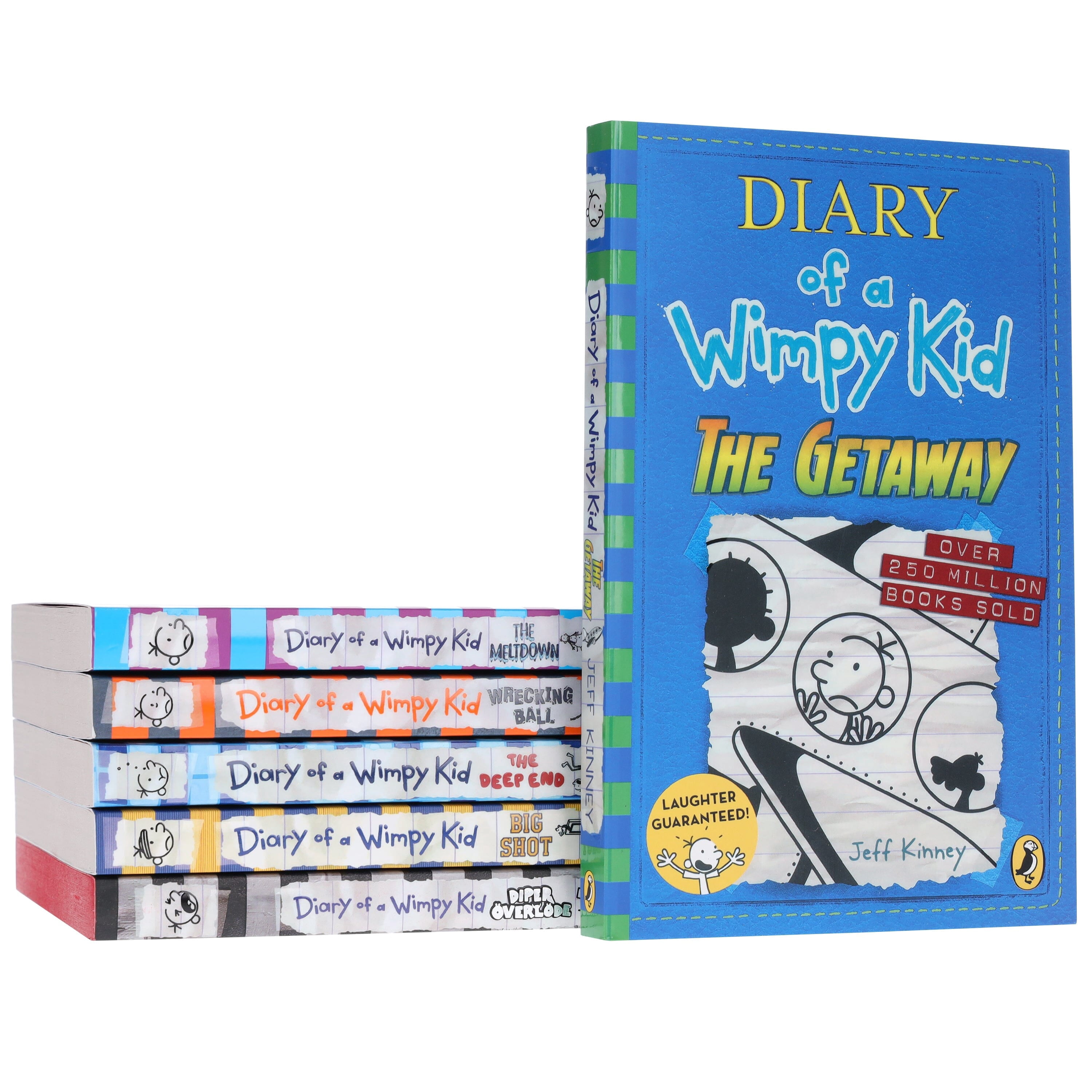 Diary of a Wimpy Kid (12-17) 6 Books by Jeff Kinney - Ages 7+