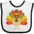 thumbnail image 3 of Inktastic Thanksgiving Pilgrim Turkey Holiday Boys or Girls Baby Bib, 3 of 4