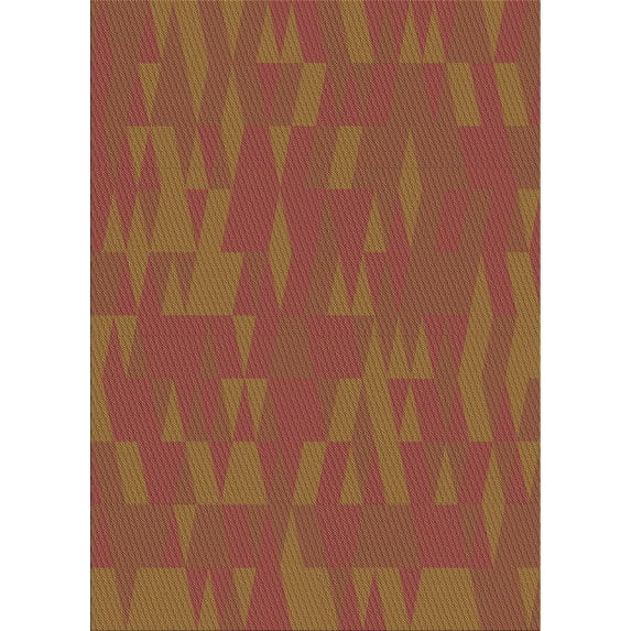 Ahgly Company Indoor Rectangle Patterned Sedona Brown Area Rugs, 2' x 4'