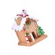 thumbnail image 1 of Naiovety Hermosa estatuilla de con paisaje de pueblo navideño para decoración navideña Kits de decoración para fiestas Amarillo Pequeño, 1 of 6