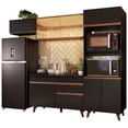 thumbnail image 1 of Madesa Gabinete de Cocina Integral 260 cm Reims Negro/Rústico 01, 1 of 10