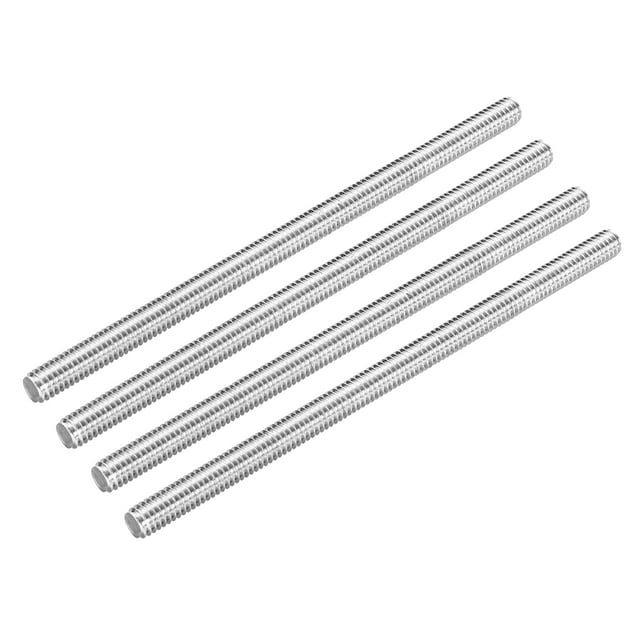 Uxcell Fully Threaded Rod 5/16"-18 UNC Pitch 304 Stainless Steel Right Hand 5.12" 4Pcs